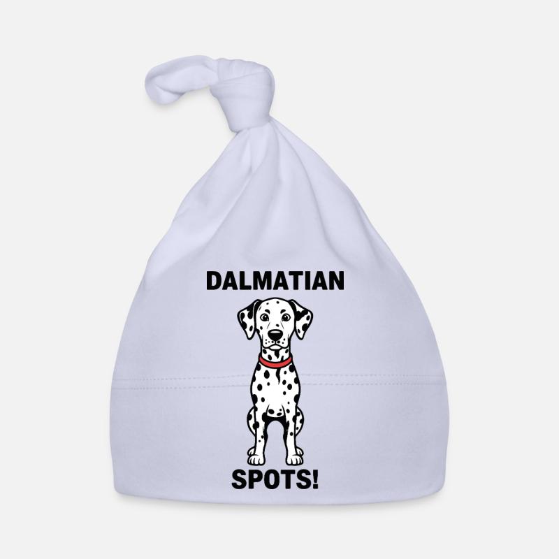 Chien Dalmatien Spots Dalmatian Canin Collier Bonnet bio Bébé