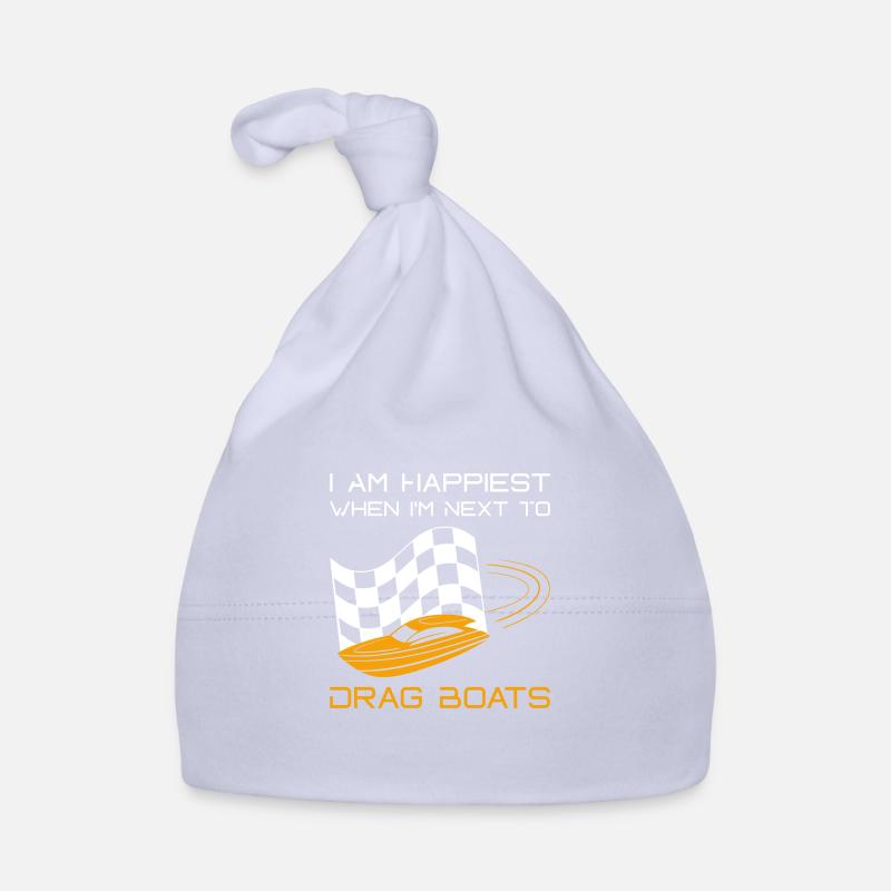 Motorboot Rennboot Sportboot Geschenk Baby Bio-Mütze
