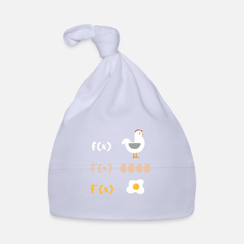 Dérivation mathématique Poulet Élève Enseignant Cadeau Bonnet bio Bébé