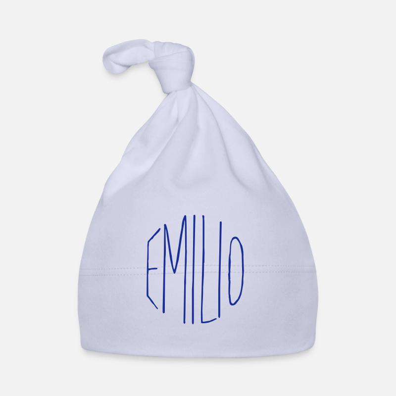 Cadeau Emilio - Bonnet bio Bébé - ciel