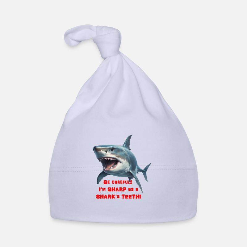 Sharp as a shark Organic Baby Cap