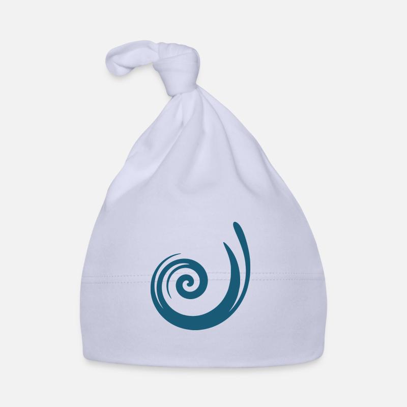 Blue Pattern Dark Blue Gift Christmas Organic Baby Cap