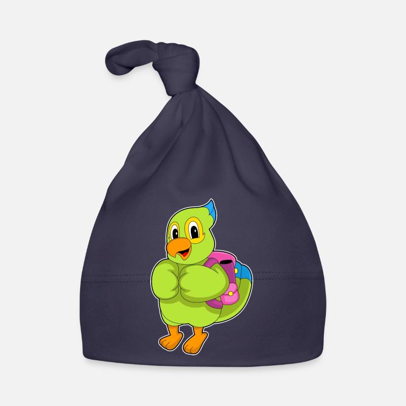 Parrot Student Backpack School Bonnet bio Bébé