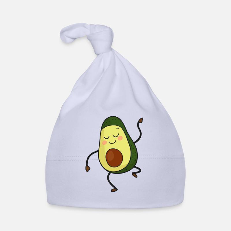 Fröhliche Avocado-Tänze Baby Bio-Mütze