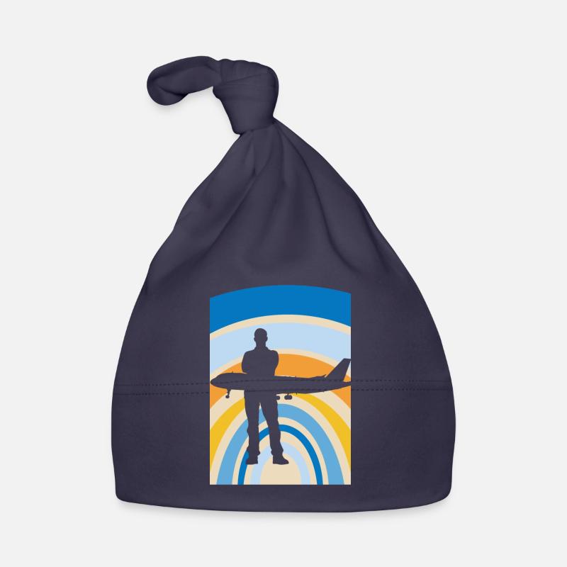 Stewardess Flight Attendant Organic Baby Cap
