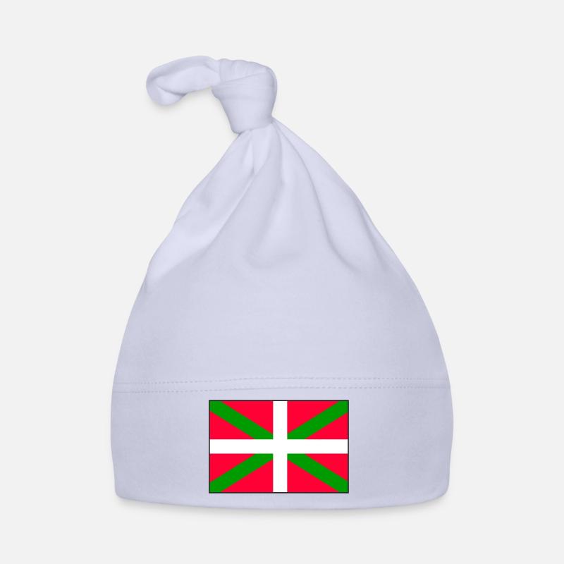 Drapeau basque Bonnet bio Bébé