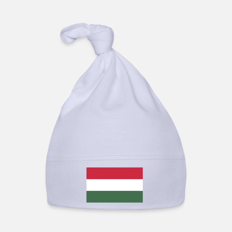 Drapeau de la Hongrie Bonnet bio Bébé
