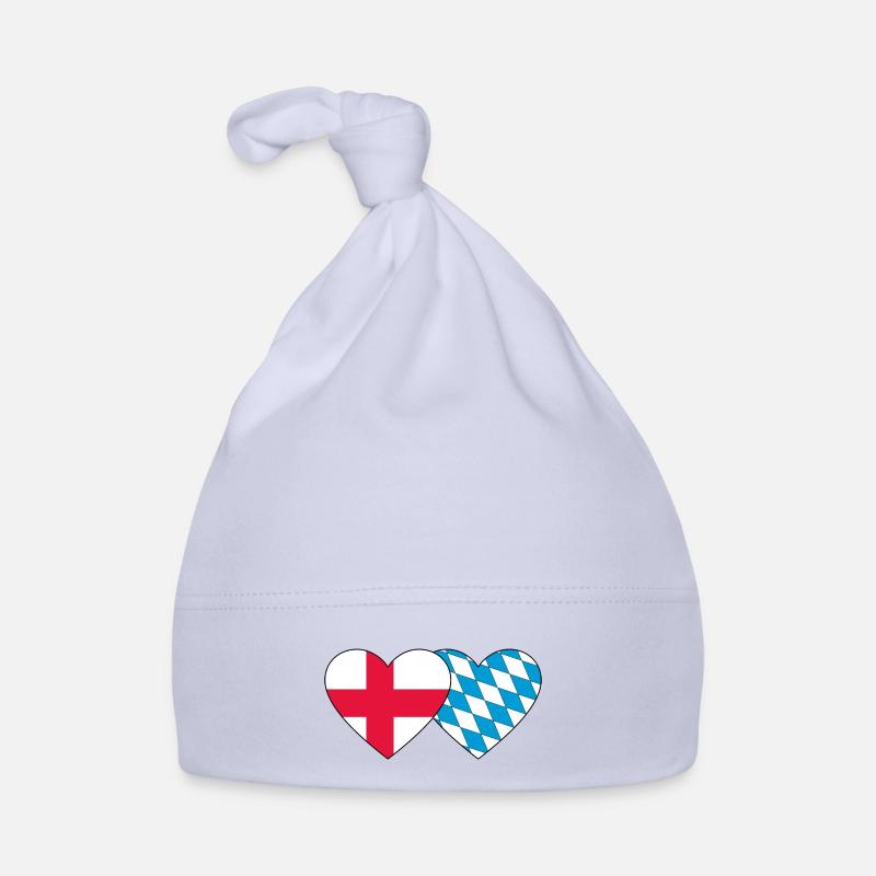 Drapeau de l’Angleterre et du Bayern Bonnet bio Bébé