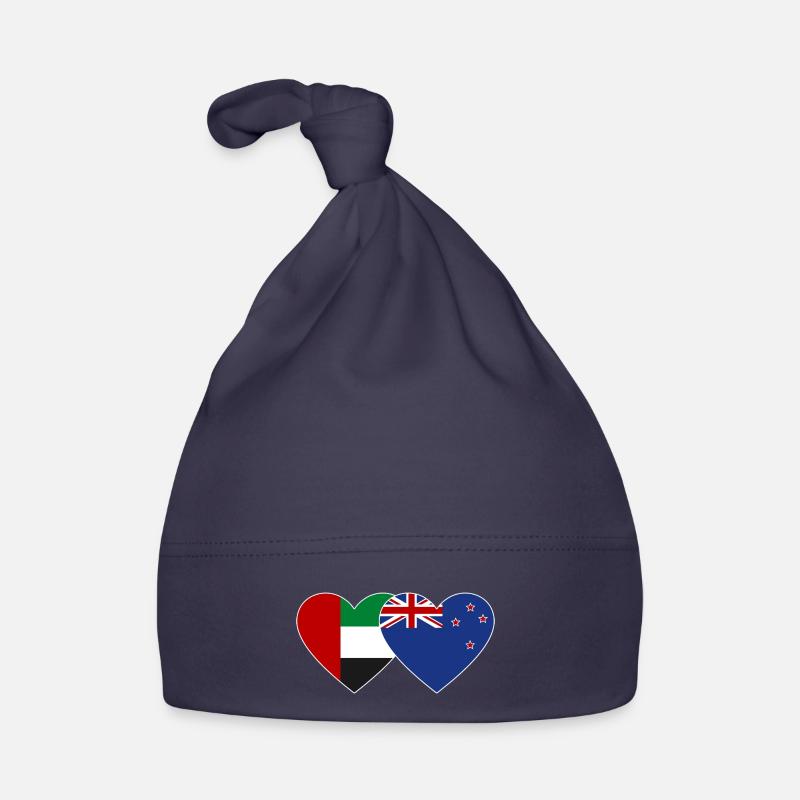 Émirats arabes unis Drapeau de la Nouvelle-Zélande Bonnet bio Bébé