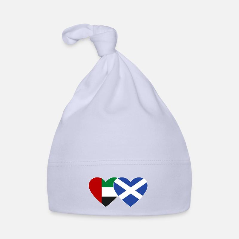 Émirats arabes unis Drapeau de l’Écosse Bonnet bio Bébé