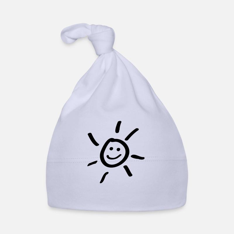 soleil - Bonnet bio Bébé - ciel