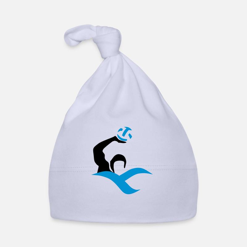 water polo - Bonnet bio Bébé - ciel