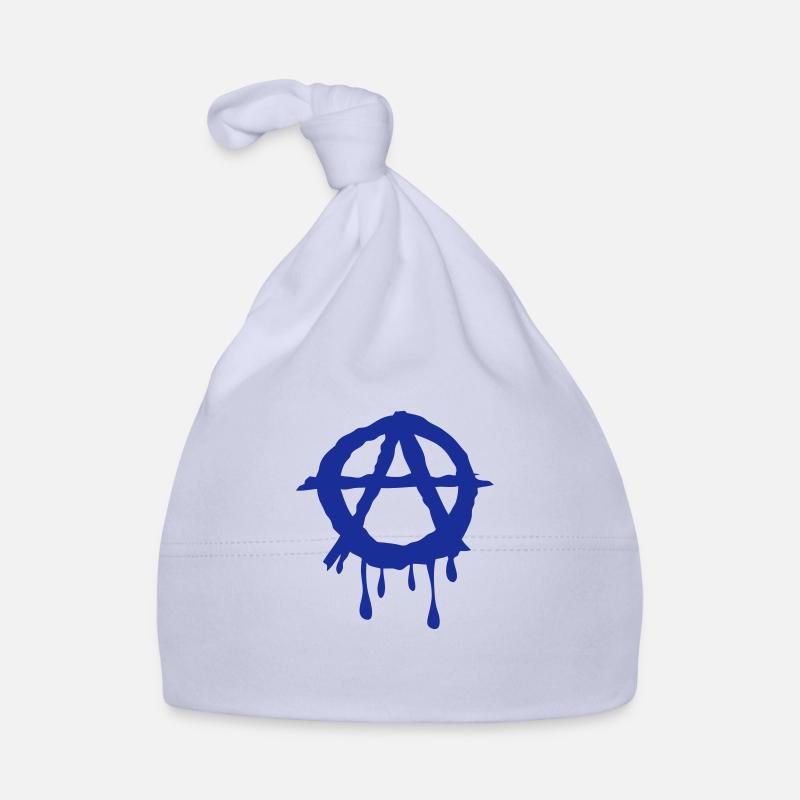 a anarchy logo 602 Organic Baby Cap