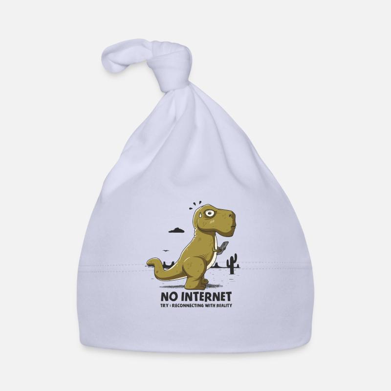 No internet - Bonnet bio Bébé - ciel