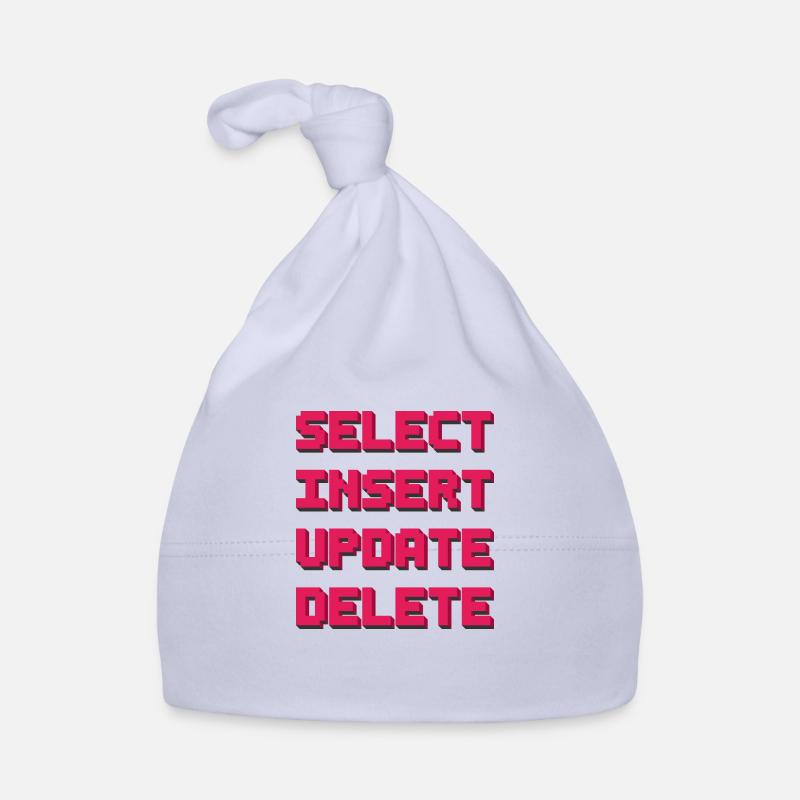 SQL pixelart red Baby Bio-Mütze