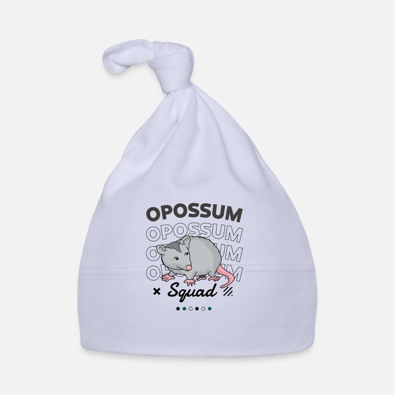 Opossum Squad, citation ironique, rongeur, mignon, Bonnet bio Bébé