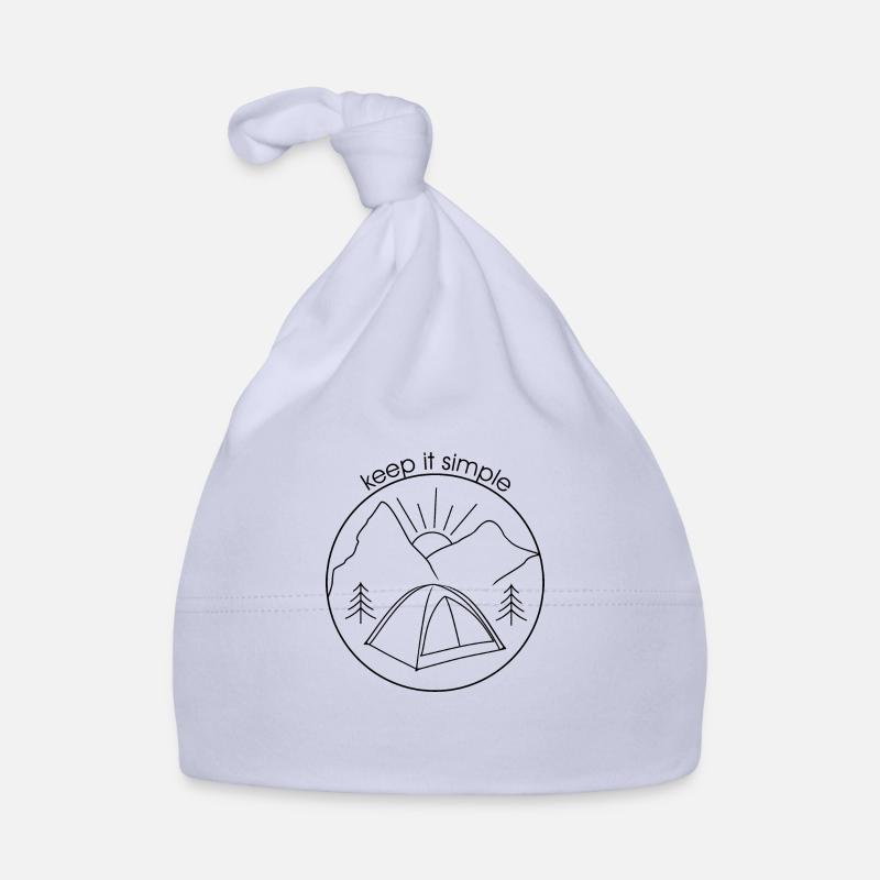 Keep it simple (version noire) Bonnet bio Bébé