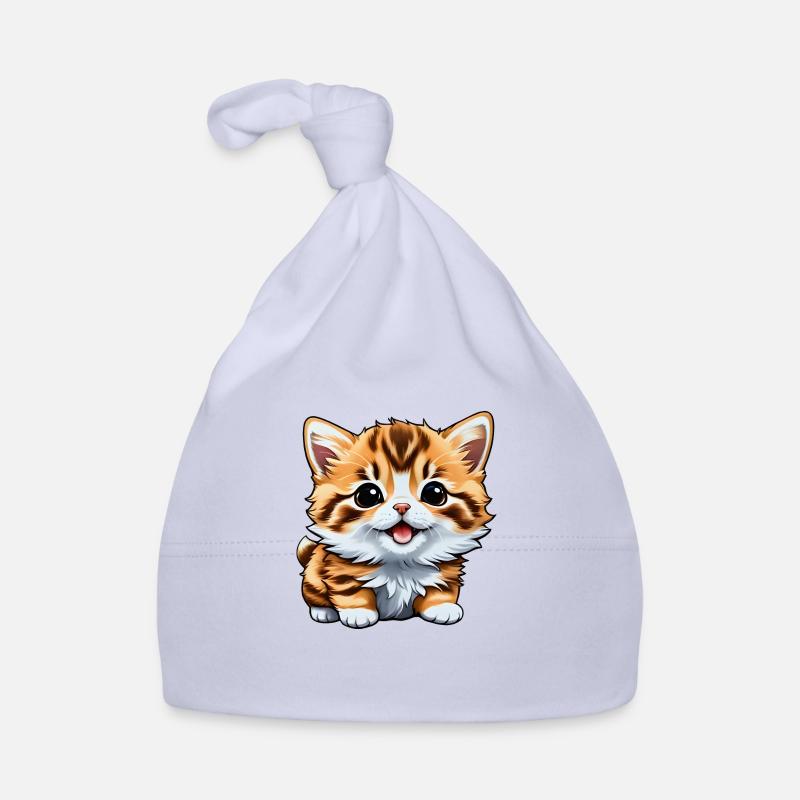 Süße Katze Geschenk Baby Bio-Mütze