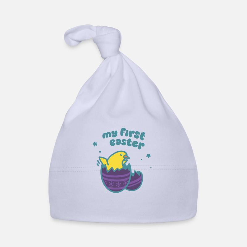 My First Easter - Easter Egg & Chick Organic Baby Cap