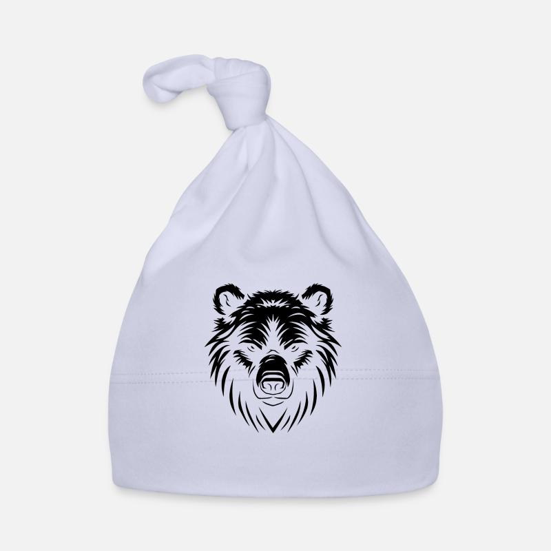 Logo de l’ours stylisé Bonnet bio Bébé