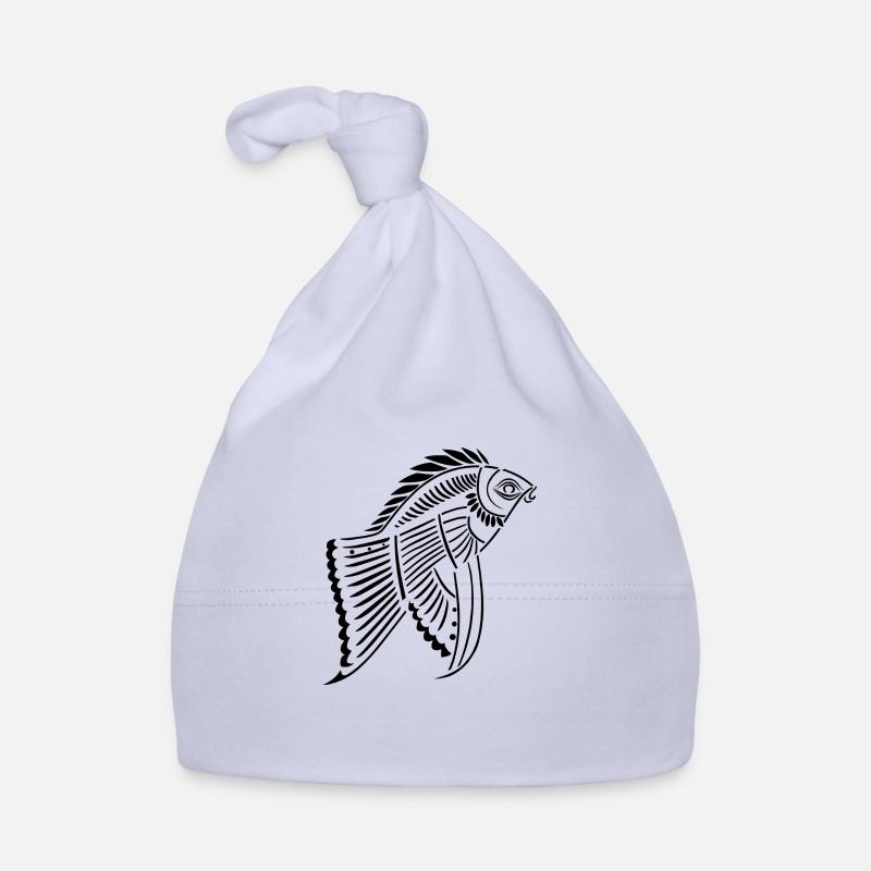 prehistoric fish Organic Baby Cap