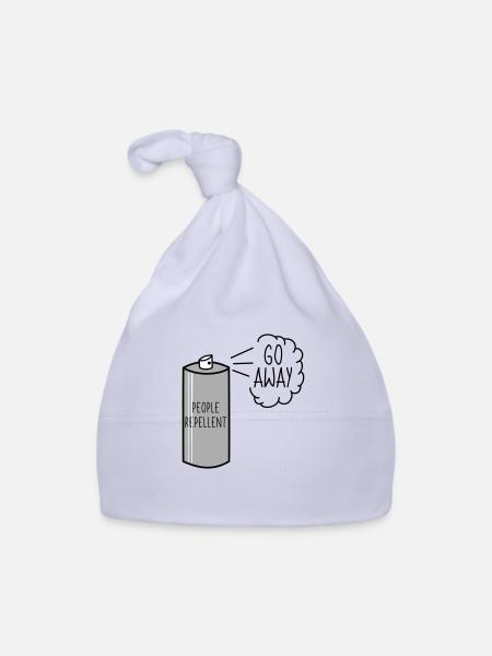 People Repellent Go Away Spray - Baby Bio-Mütze - Sky - Vorne