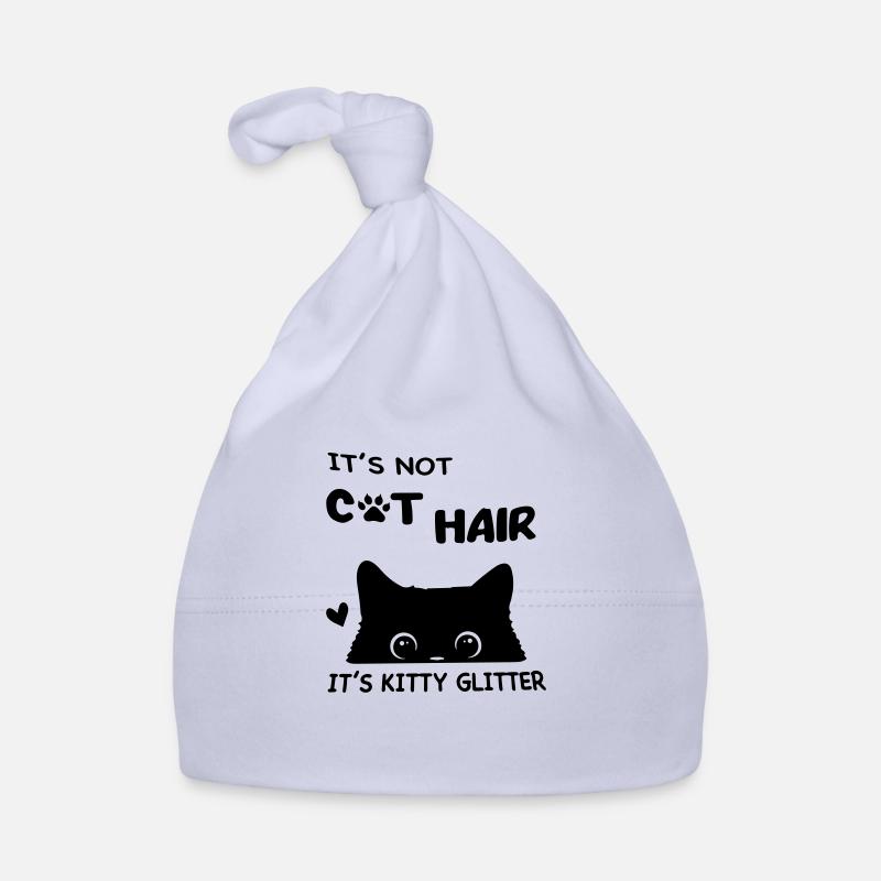 its cat hair its kitty glitter Organic Baby Cap