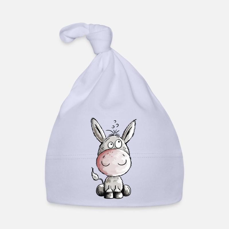Petit âne - Bébé - Cadeau - Dessin animé Bonnet bio Bébé