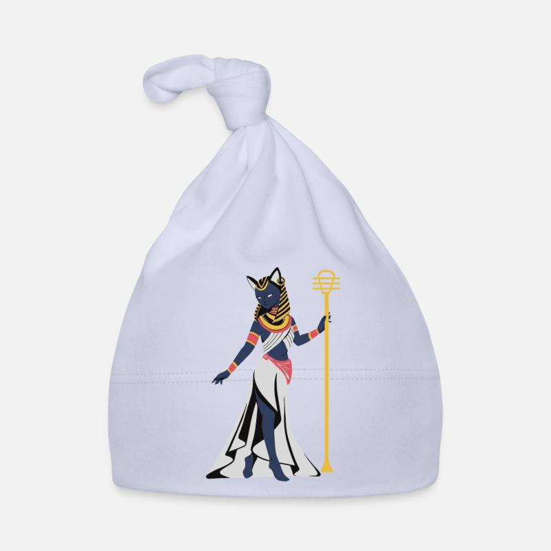 Déesse Bastet forme féline - Egypte antique - Chat Bonnet bio Bébé