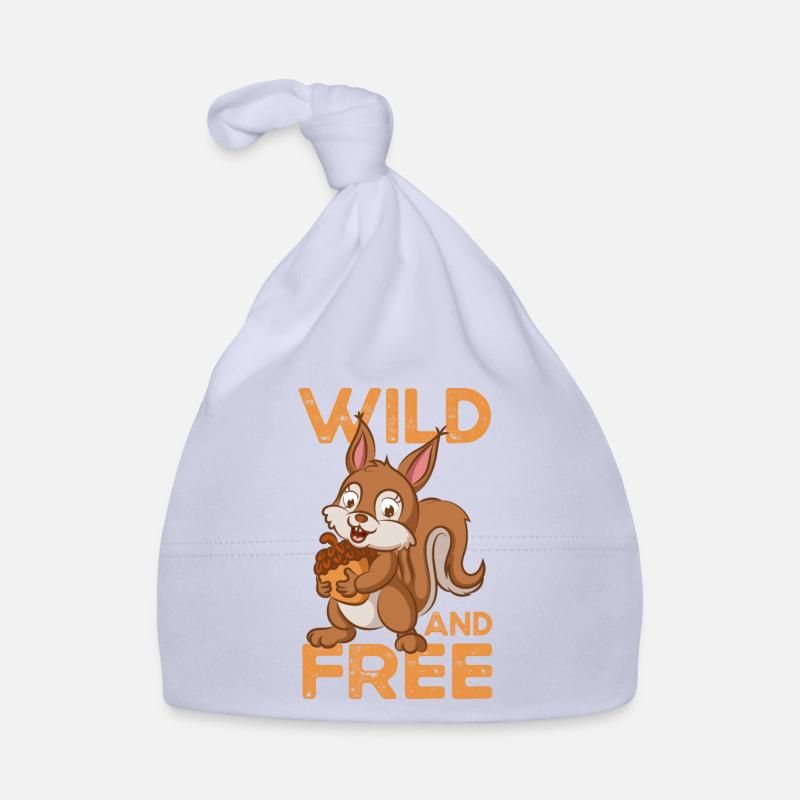 Squirrel squirrel squirrel-lover-S Organic Baby Cap