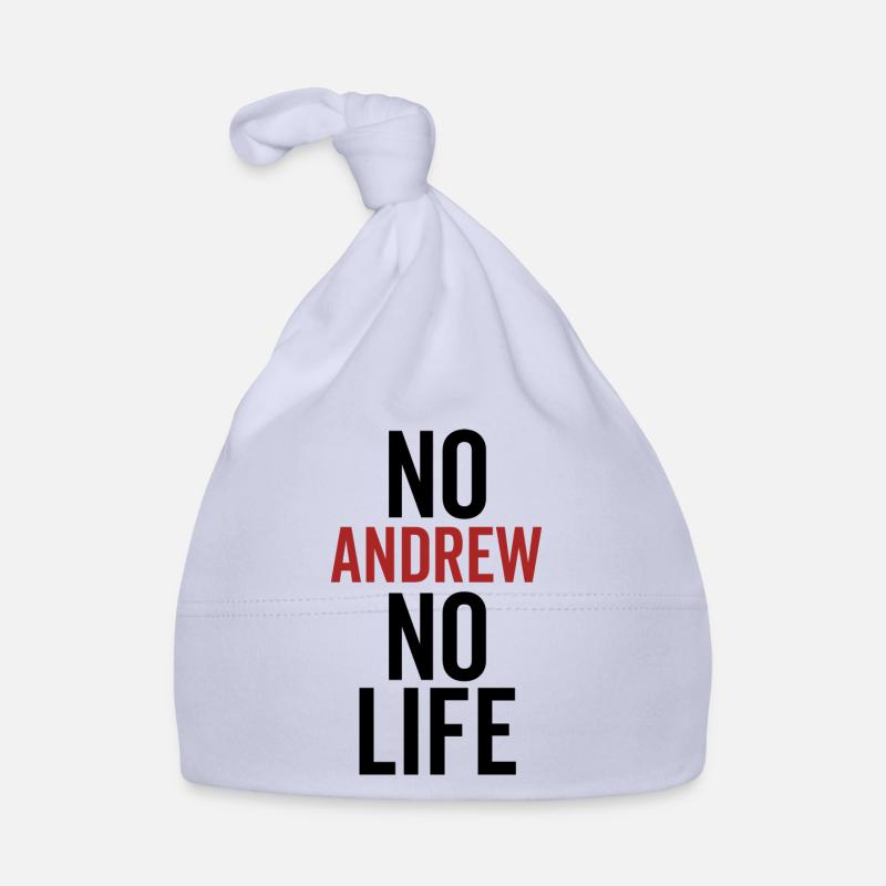 Pas d’Andrew Pas de vie - Bonnet bio Bébé - ciel