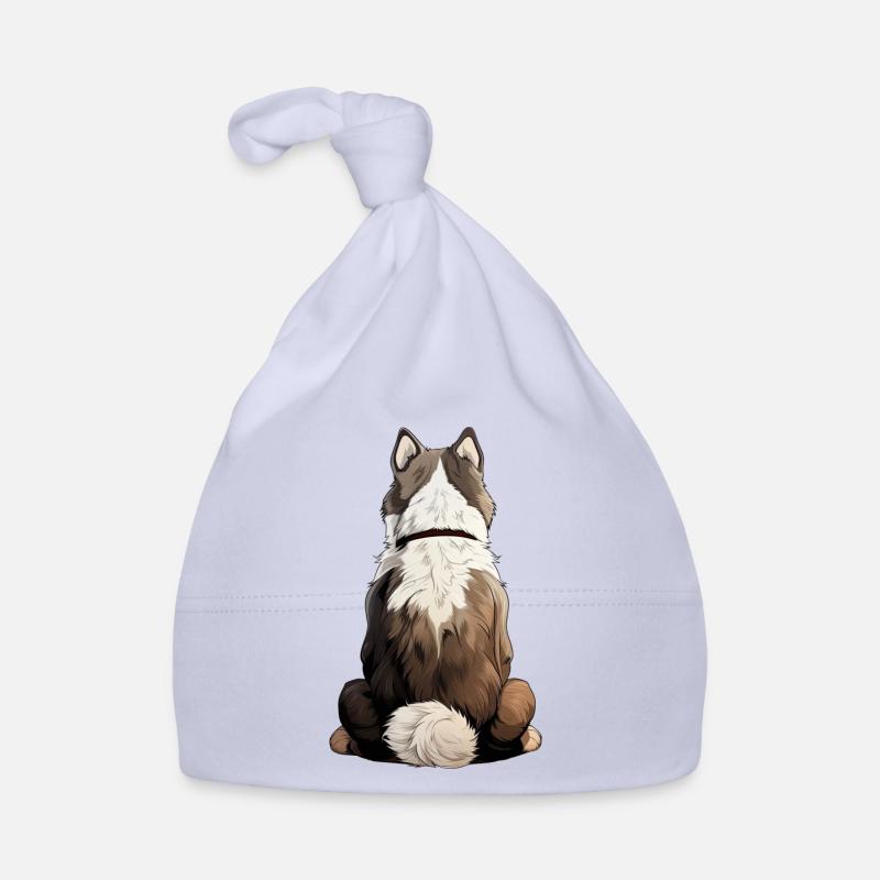 Husky sibérien Bonnet bio Bébé