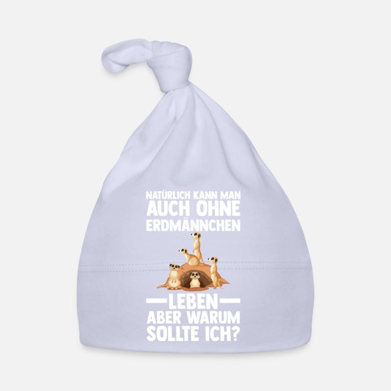 Erdmännchen Tier Erdmännchen Liebhaber Geschenk Baby Bio-Mütze