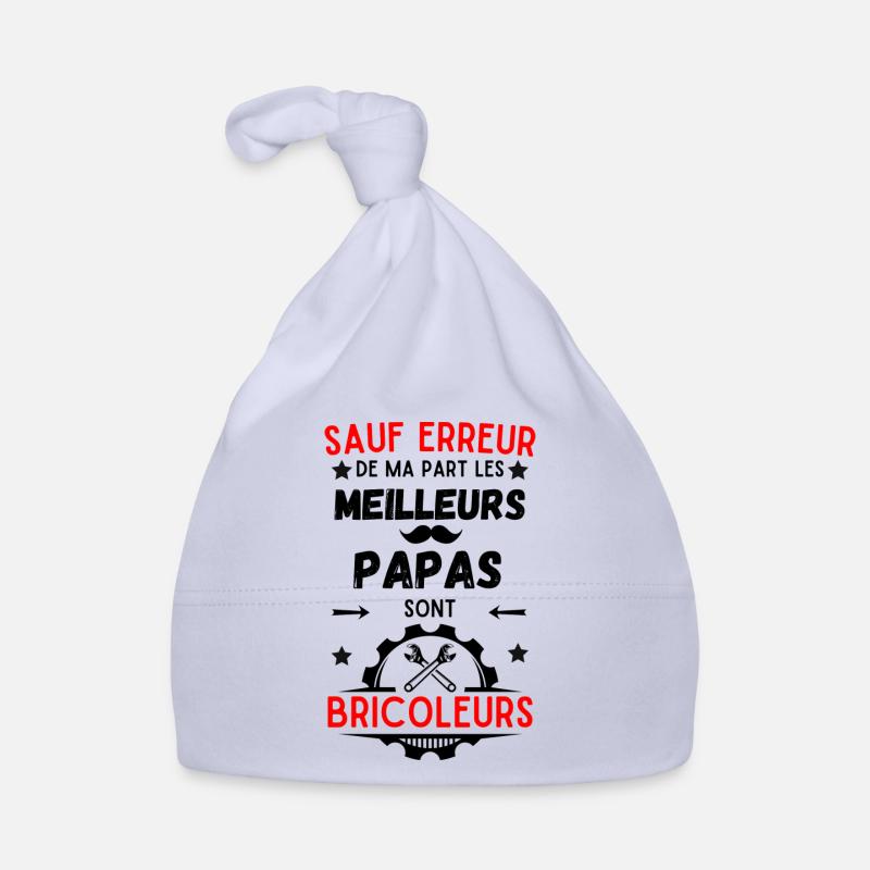 HANDWERKER BESTER PAPA Baby Bio-Mütze