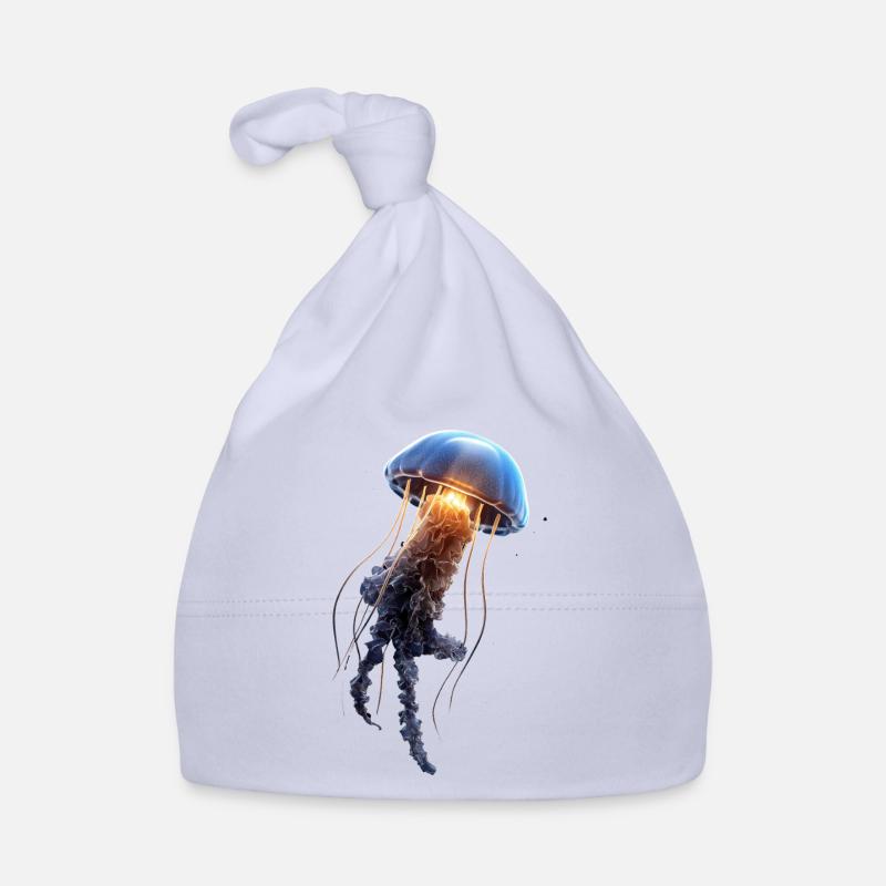 Méduse Méduse de feu Méduse Méduse mignonne Bonnet bio Bébé