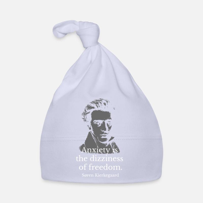 Kierkegaard L’anxiété comme liberté Citation Art Bonnet bio Bébé