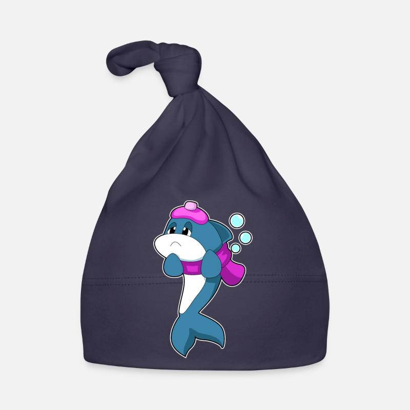 Dolphin headache Organic Baby Cap