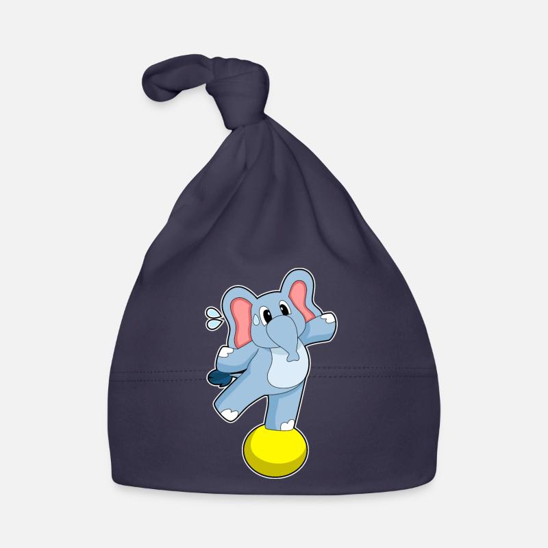 Cirque des éléphants Bonnet bio Bébé