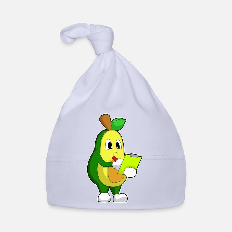 Avocado Secretary Sticky Notes Organic Baby Cap