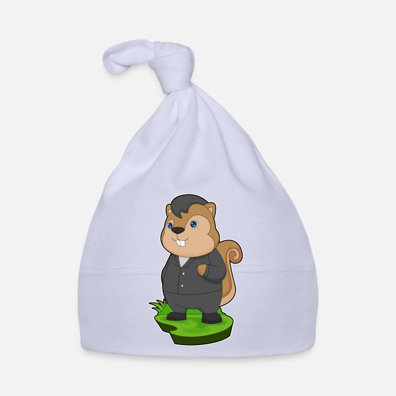 Eichhörnchen Bräutigam Anzug Hochzeit Baby Bio-Mütze