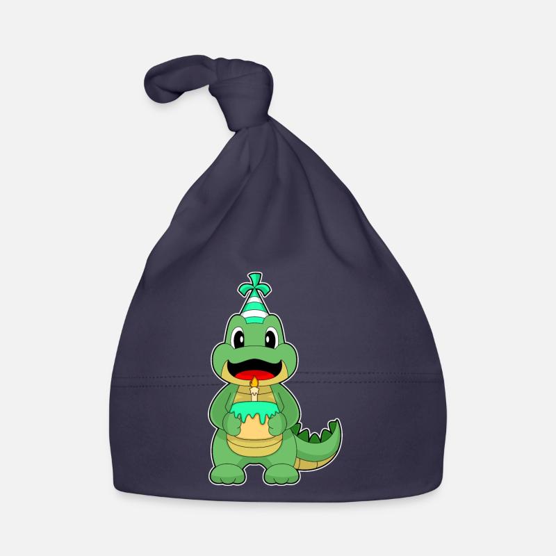 Bougie de gâteau d’anniversaire crocodile Bonnet bio Bébé