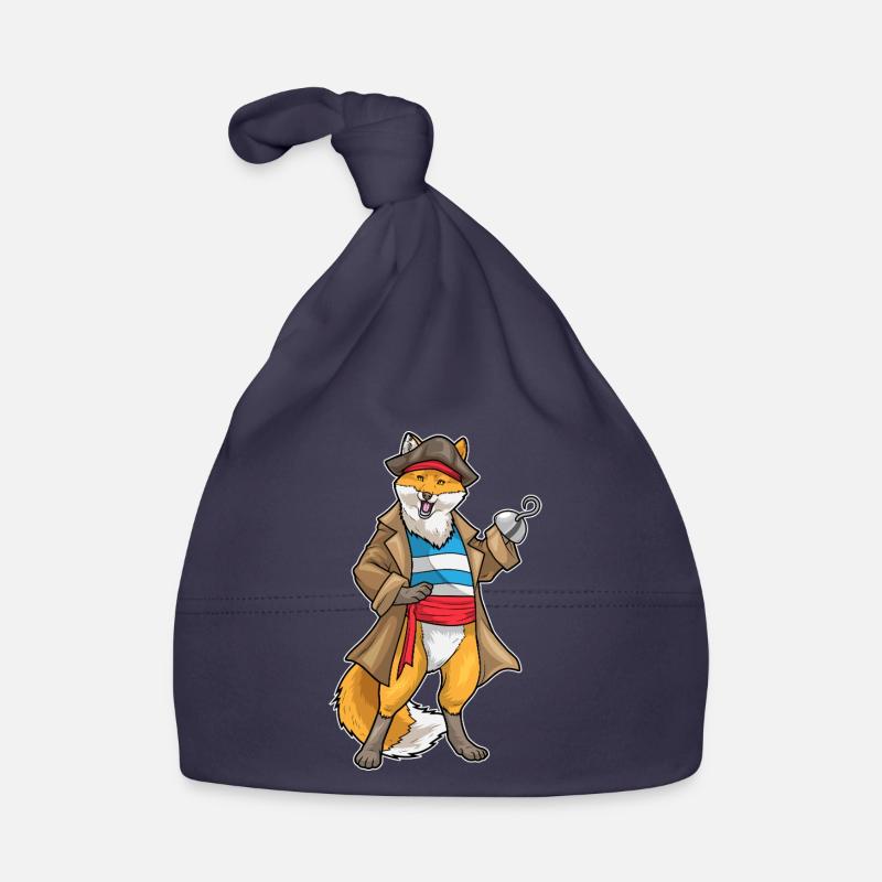 Fox Pirate Hook Hand Organic Baby Cap