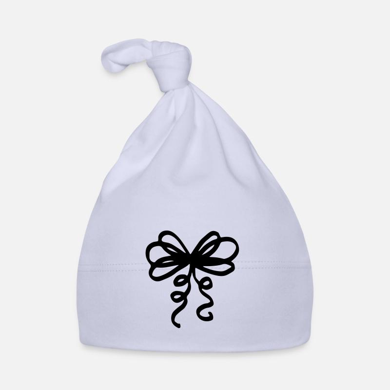 Ribbon gift ribbon / bow - loop present Organic Baby Cap