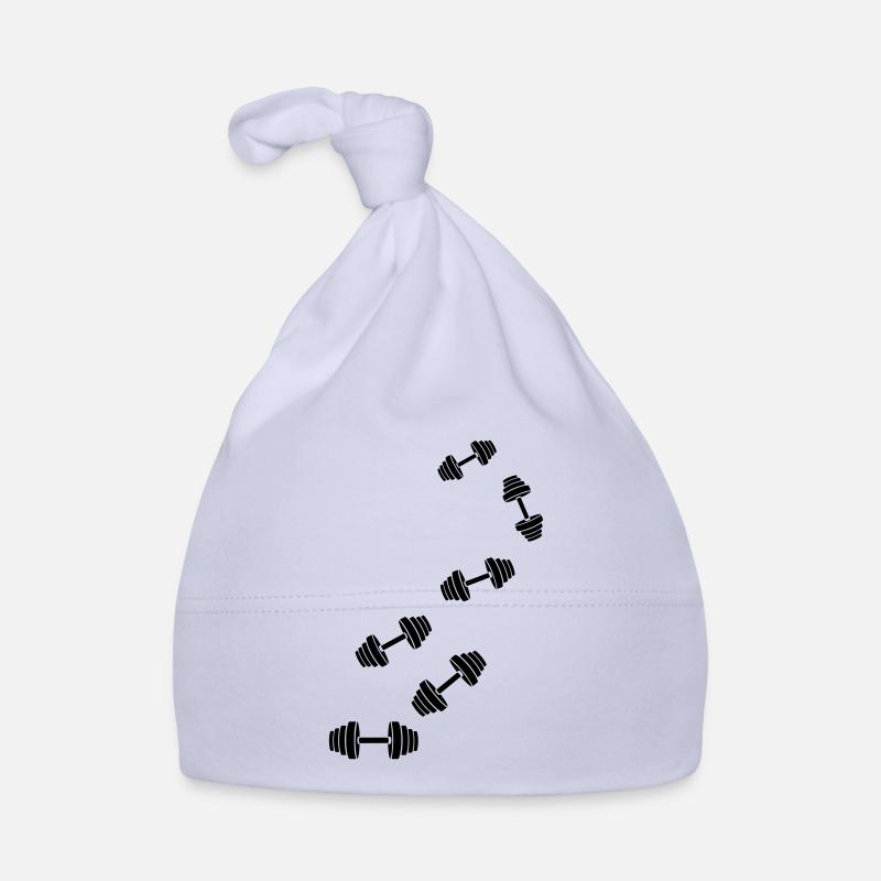 Hantel gewichte icon Baby Bio-Mütze