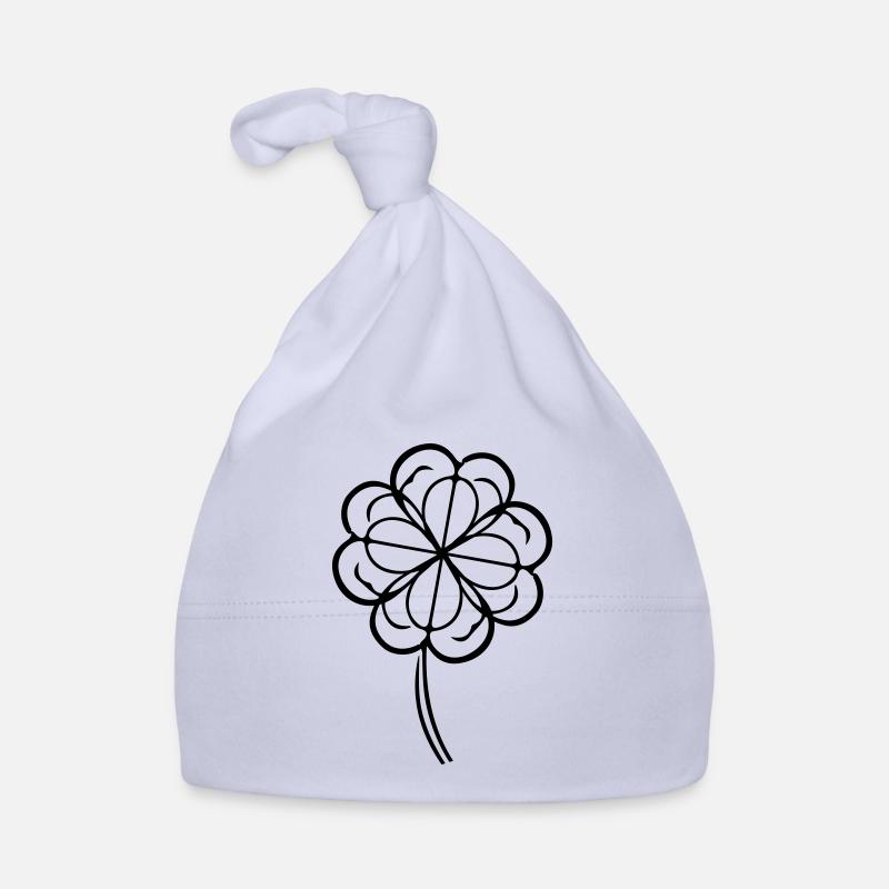 Clover Symbol Organic Baby Cap
