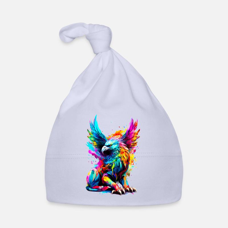 Painted Griffin Organic Baby Cap