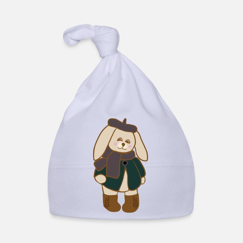 Lapin à l’automne Bonnet bio Bébé