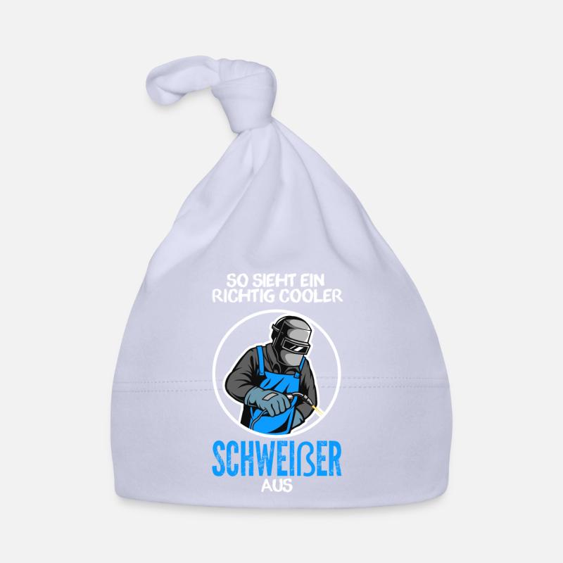 Schweißer Beruf Schweißerei Geschenk Baby Bio-Mütze