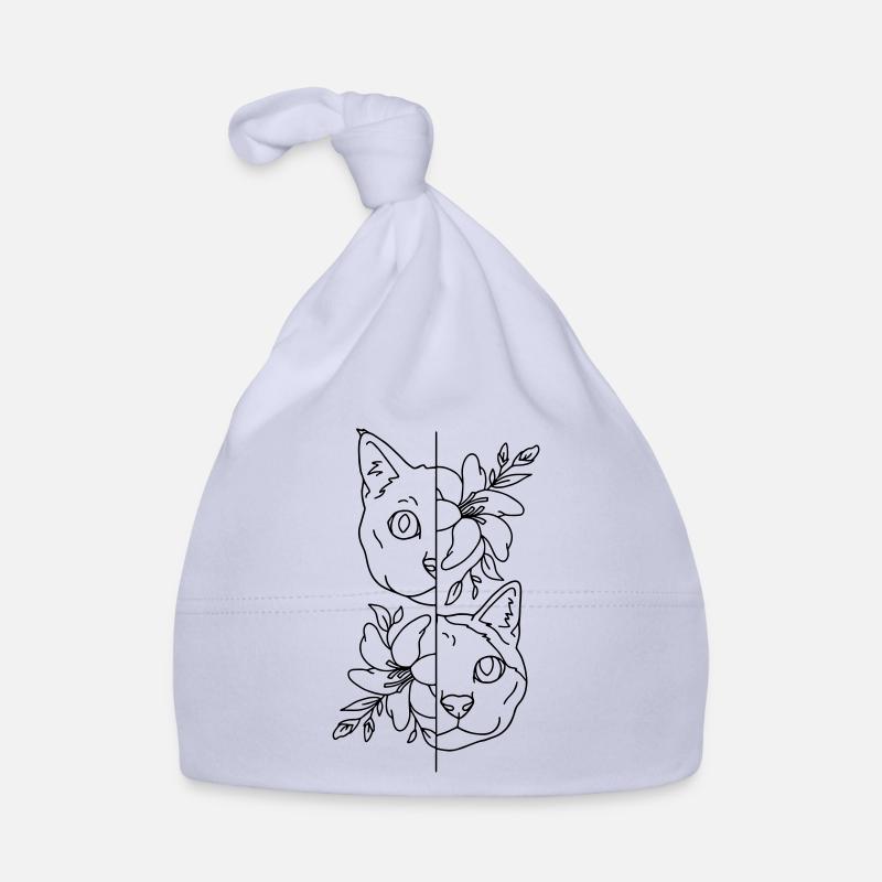 deux chats Bonnet bio Bébé
