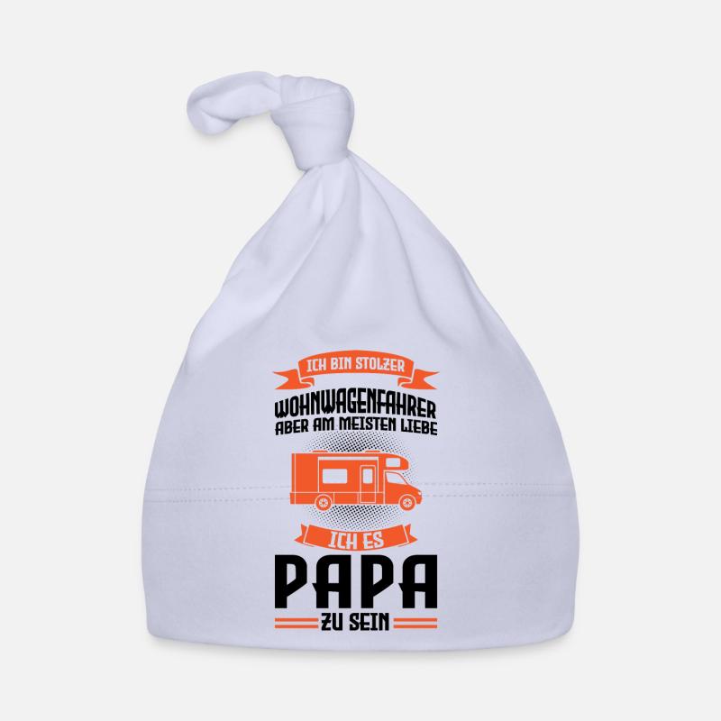Camper Papa Camping Geschenk Baby Bio-Mütze